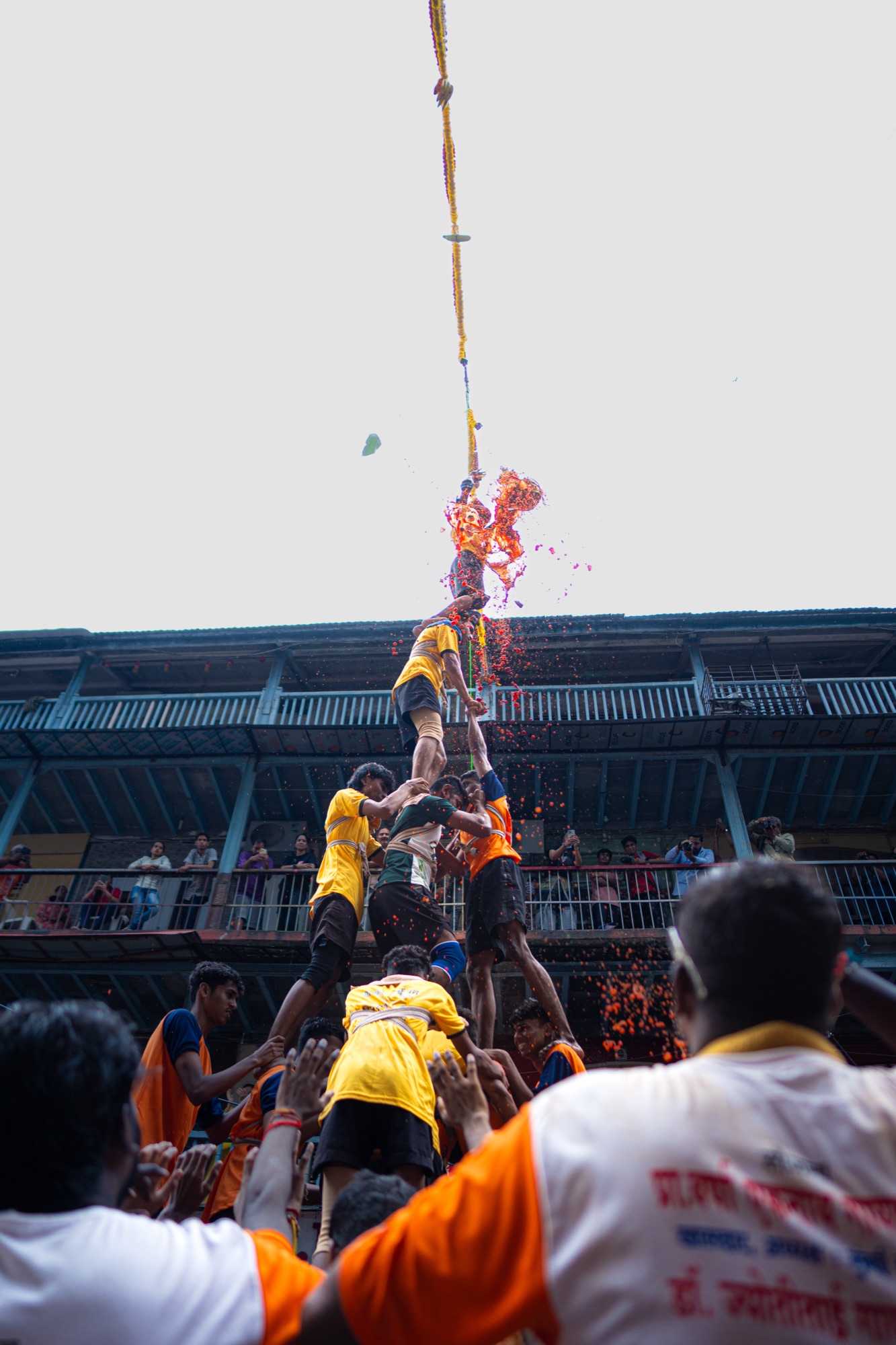 Dahi Handi human pyramid festival India